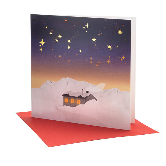 Emma Groves: Starlit Cabin Christmas cards (pack of 6)